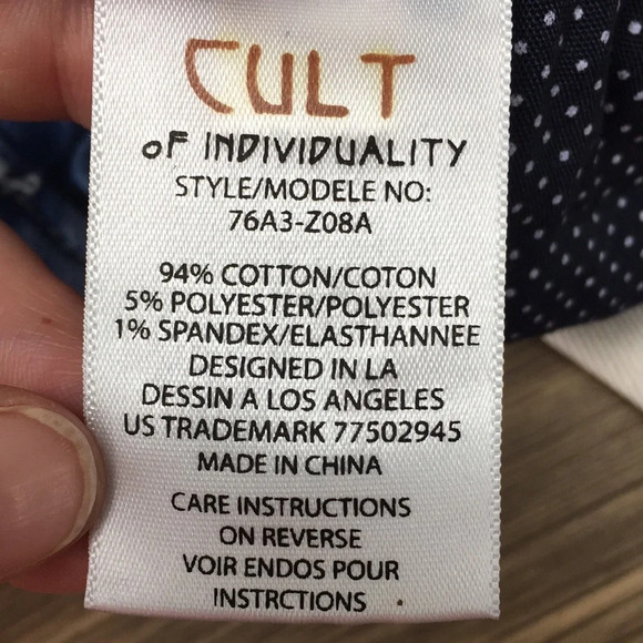 Cult Of Individuality Zen Mid Rise Skinny Jeans Womens 26 White Blue Denim‎ - Picture 12 of 13